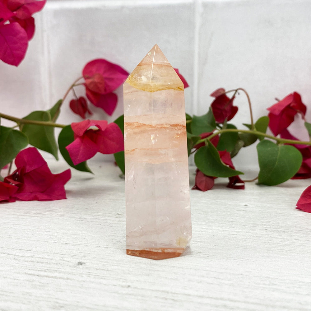 Polished Fire Quartz Tower