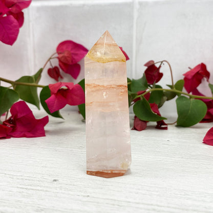 Polished Fire Quartz Tower