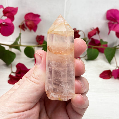 Polished Fire Quartz Tower