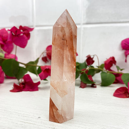 Polished Fire Quartz Tower