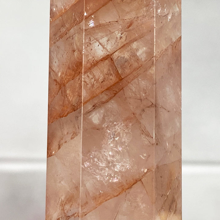 Polished Fire Quartz Tower