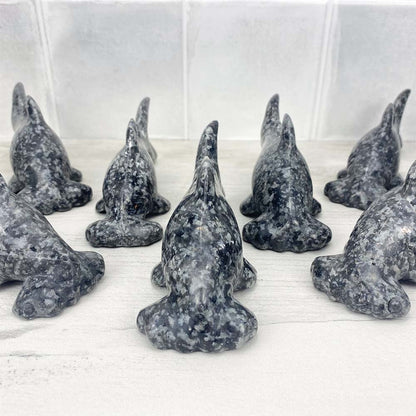 Polished Emberlite or Firestone Hammerhead Shark