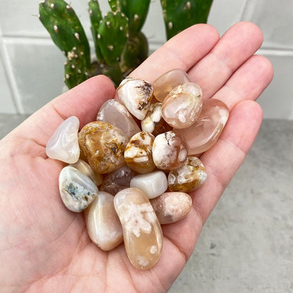 Medium Flower Agate Tumbles