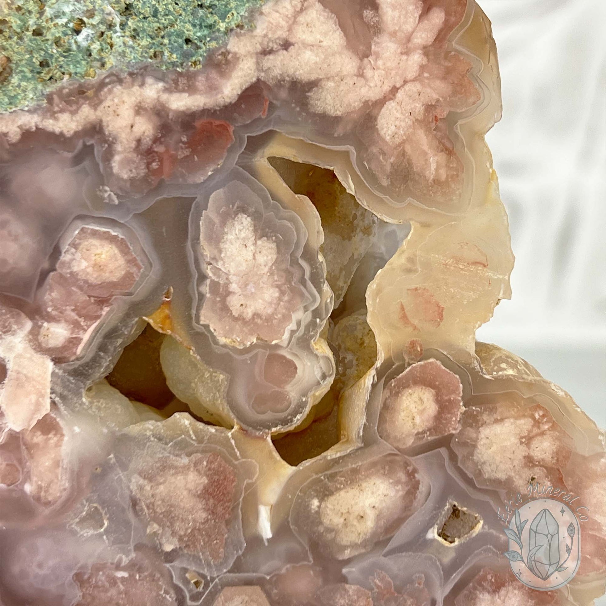 Large Flower Agate Tower Specimen