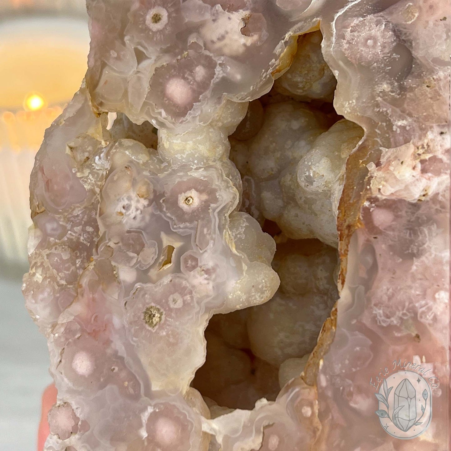 Large Flower Agate Tower Specimen