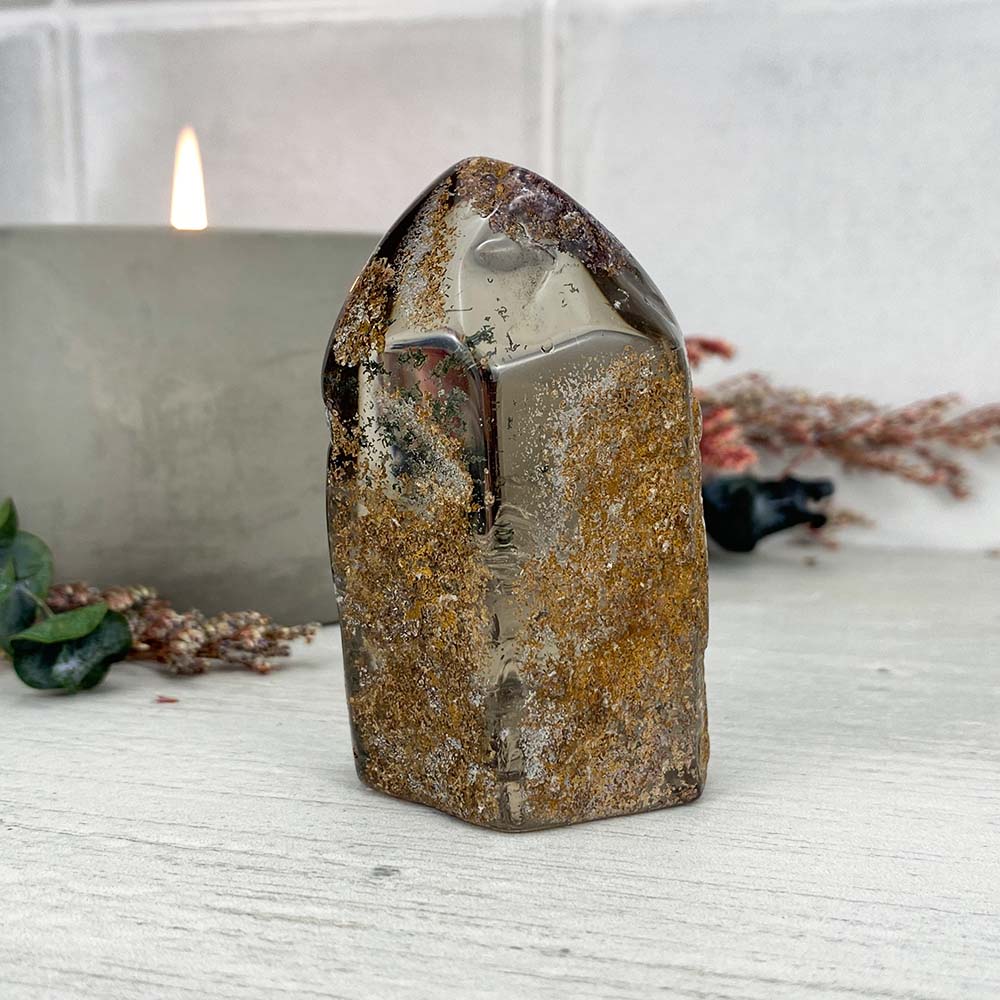 Polished Garden Quartz Freeform