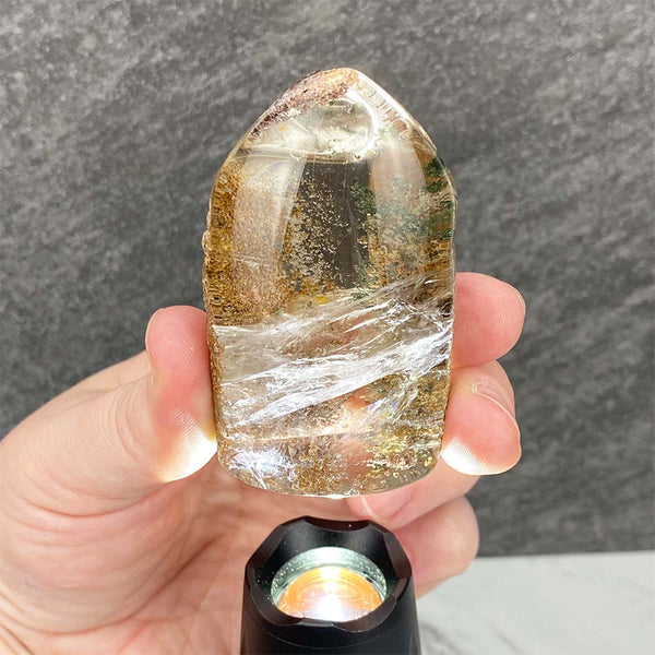 Polished Garden Quartz Freeform