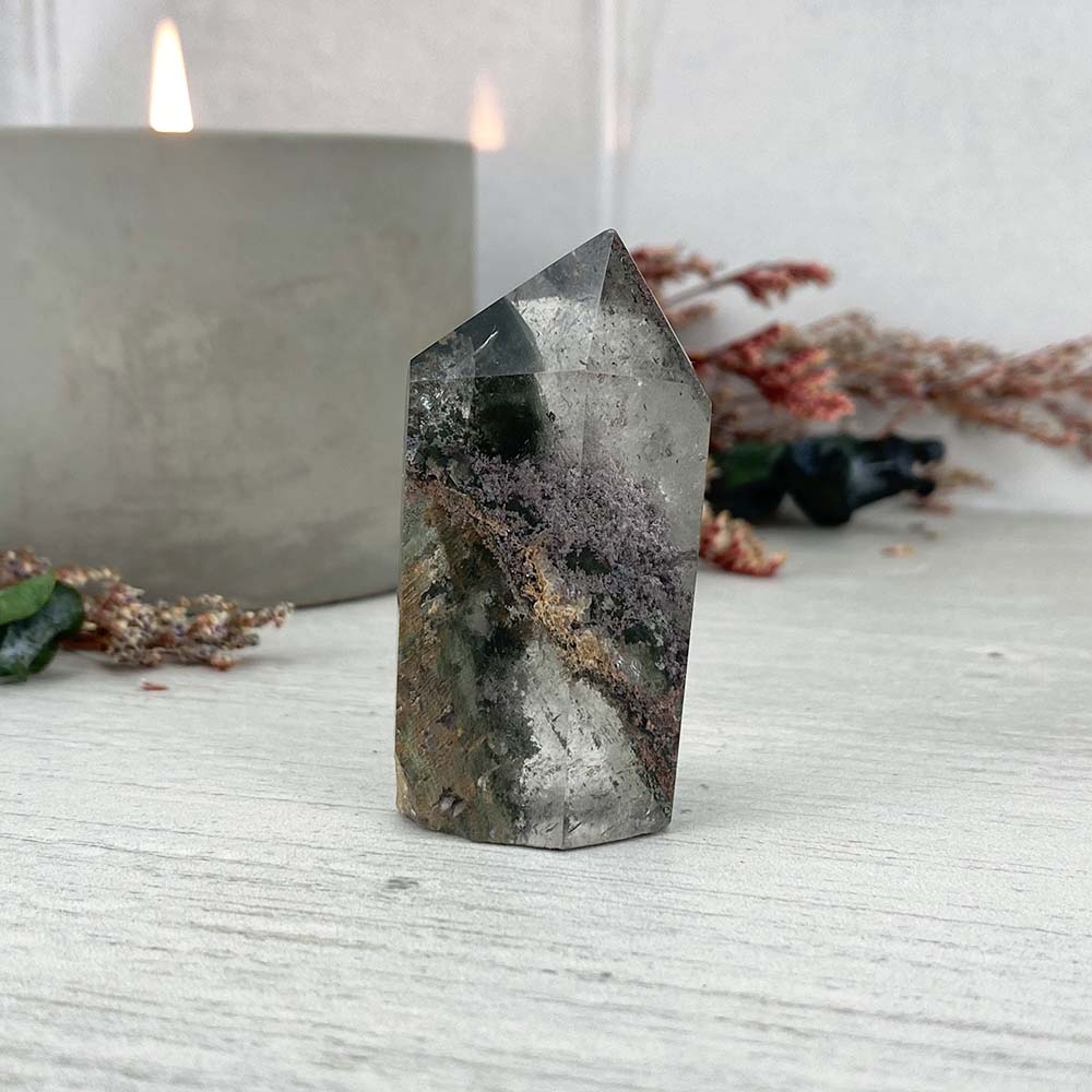 Polished Garden Clear Quartz Point