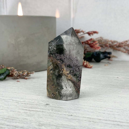 Polished Garden Clear Quartz Point