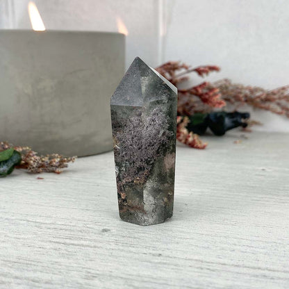 Polished Garden Clear Quartz Point