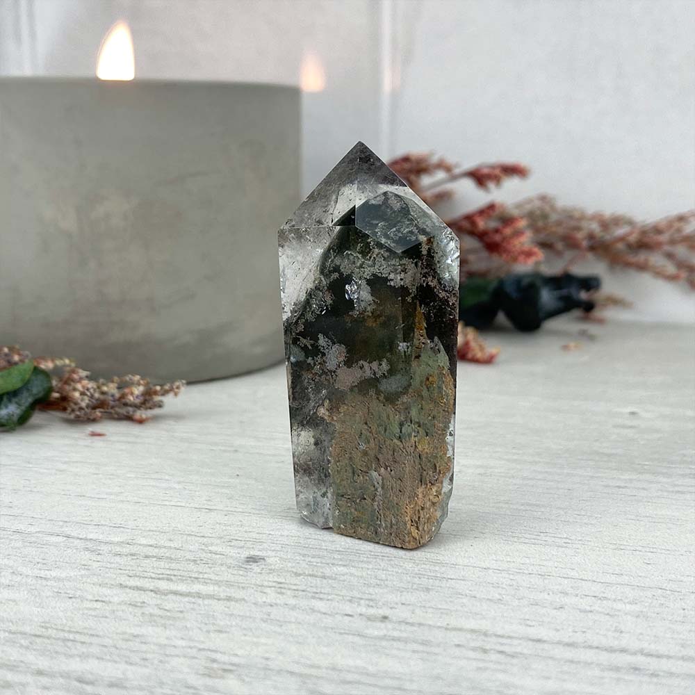 Polished Garden Clear Quartz Point