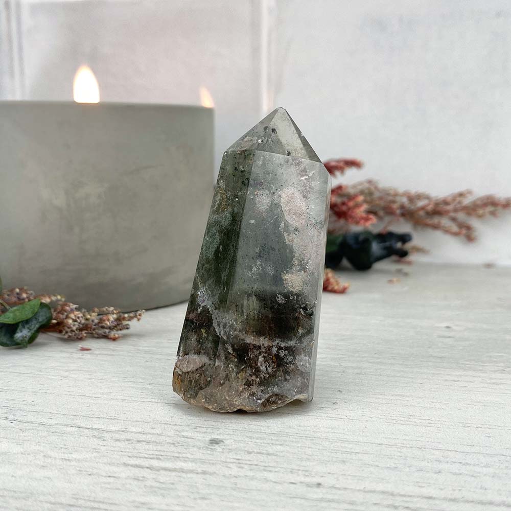 Polished Garden Clear Quartz Point