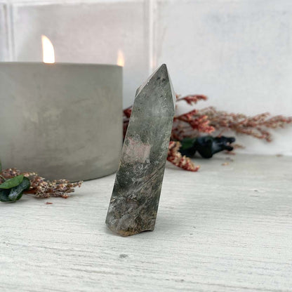 Polished Garden Clear Quartz Point
