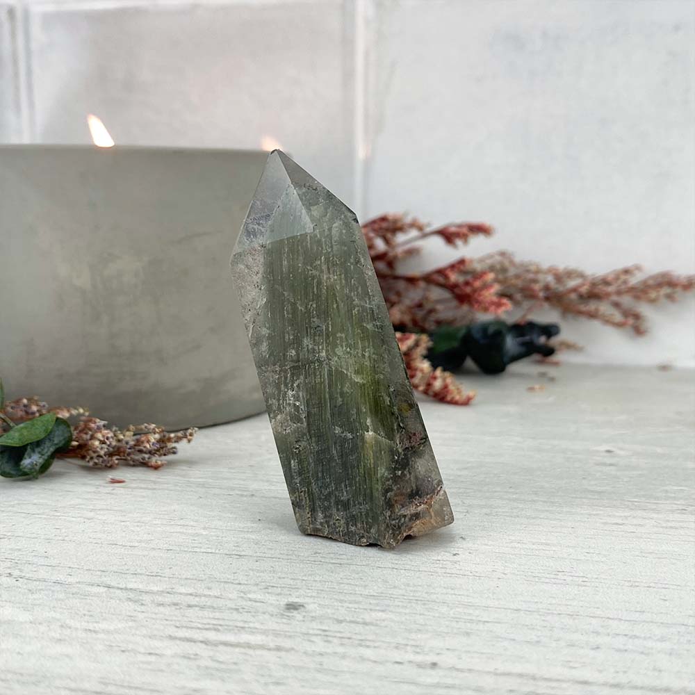 Polished Garden Clear Quartz Point
