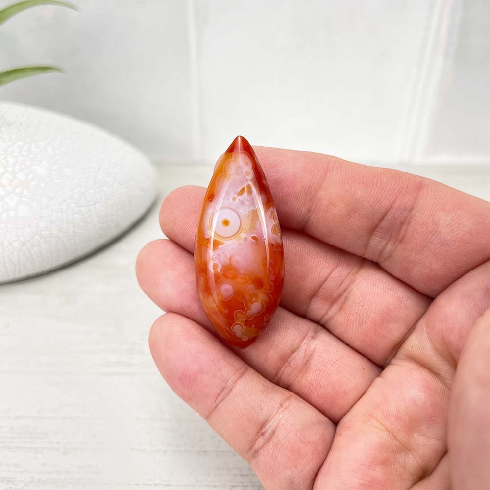Polished Gobi Desert Agate Cabochon