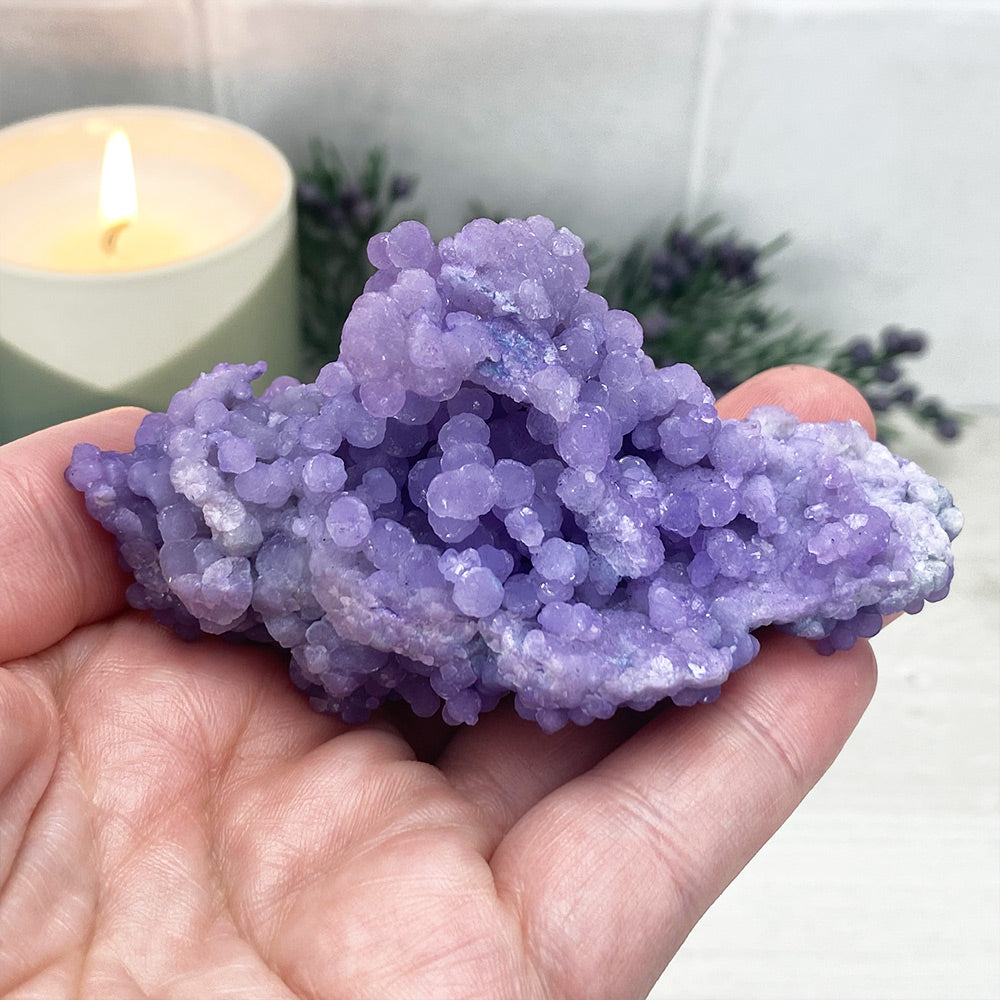 Natural Grape Agate Specimen