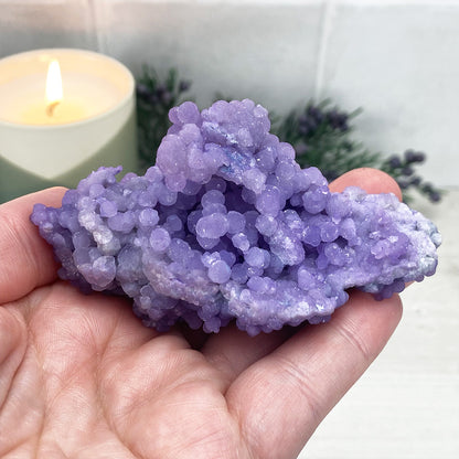 Natural Grape Agate Specimen