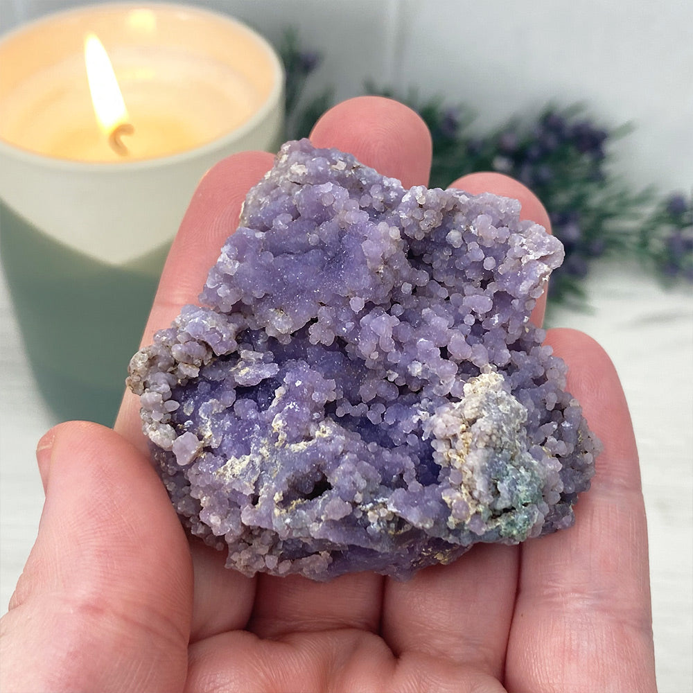 Natural Grape Agate Specimen