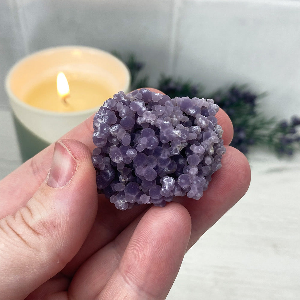 Natural Grape Agate Specimen