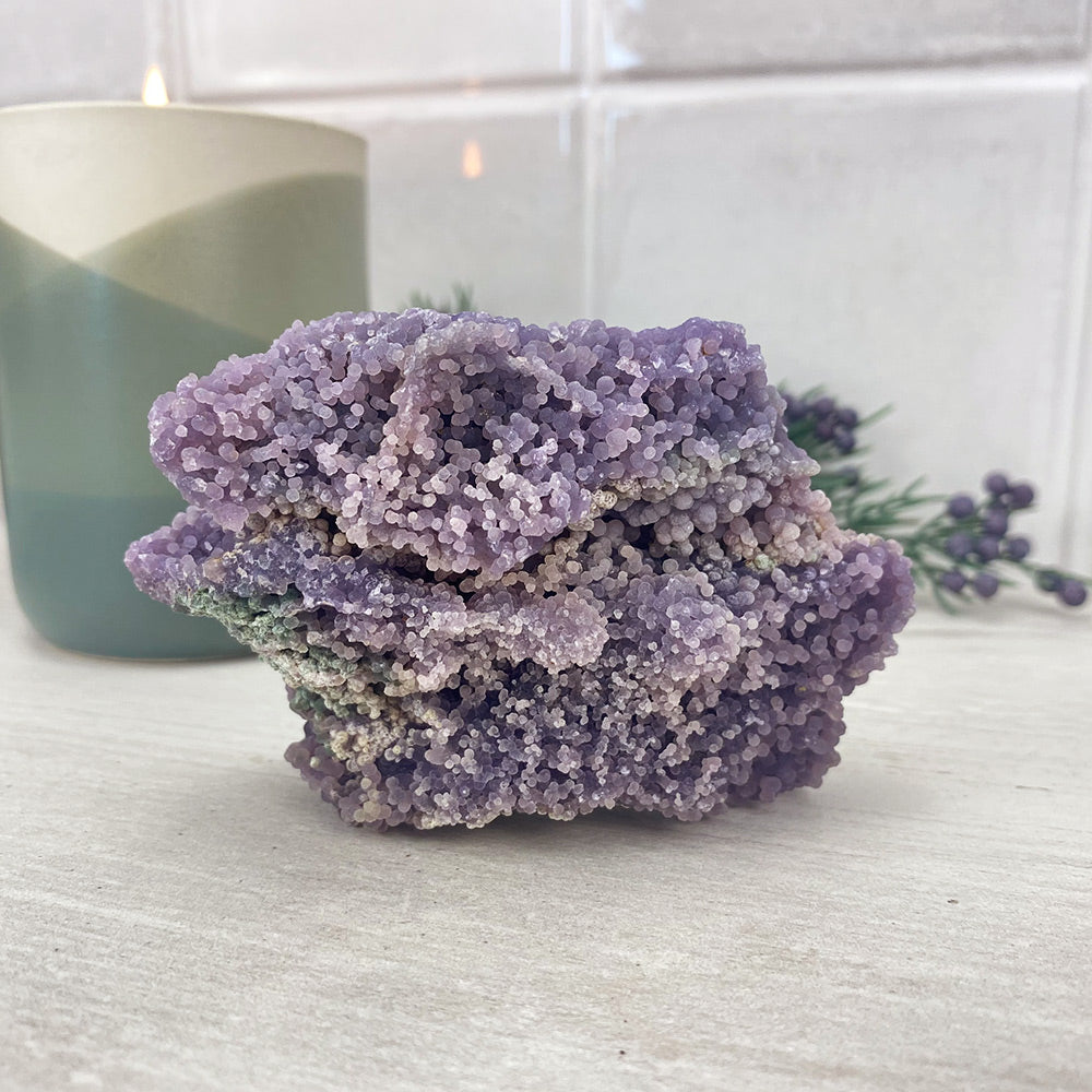 Natural Grape Agate Specimen