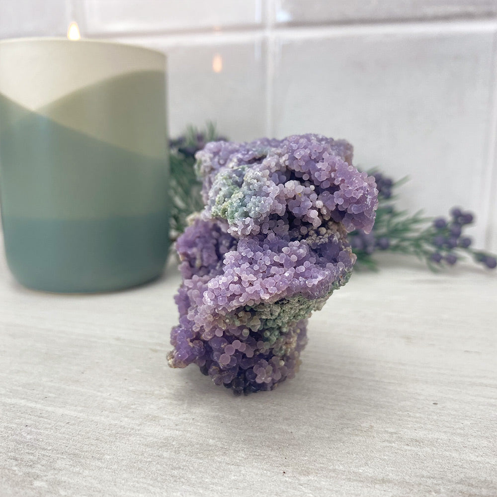 Natural Grape Agate Specimen