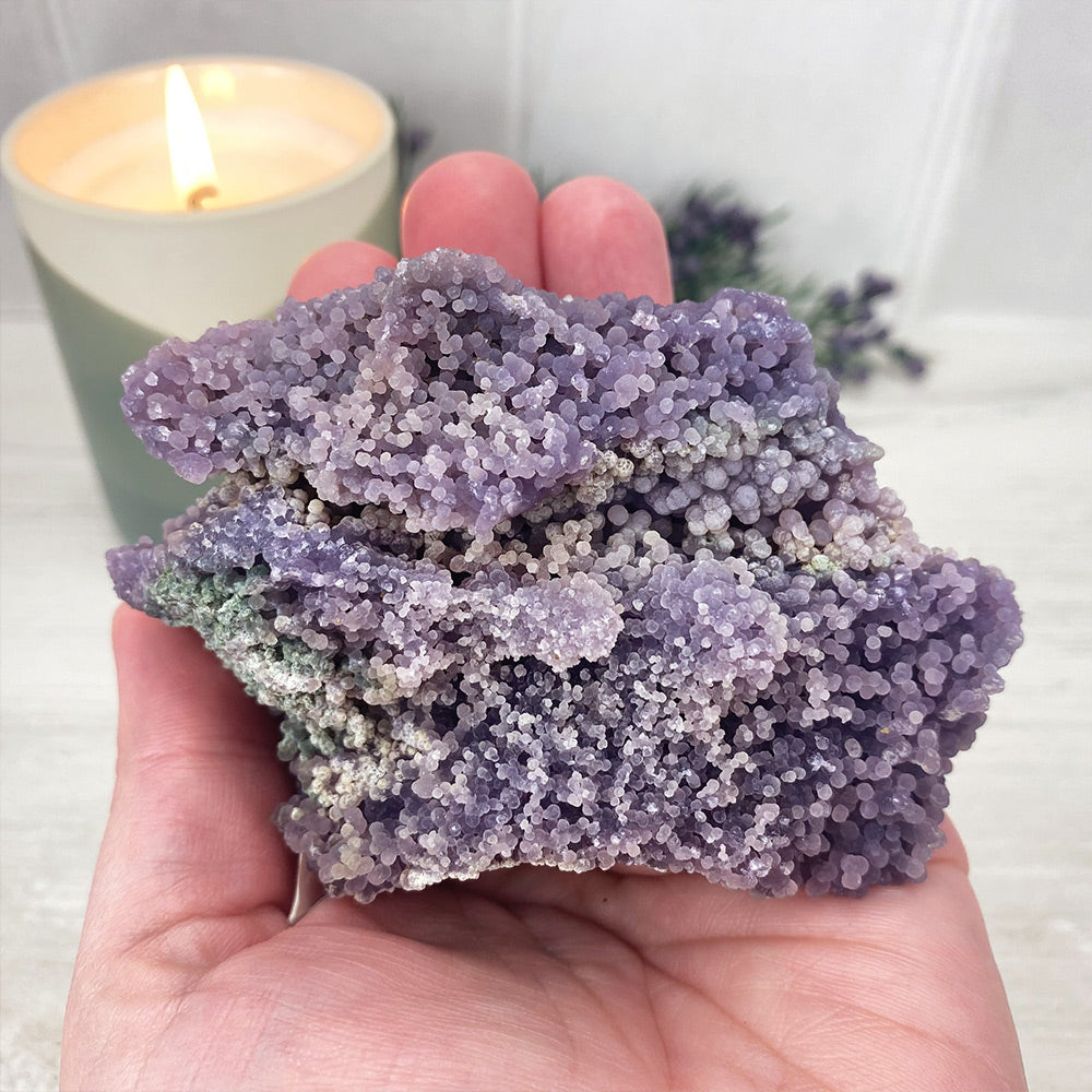 Natural Grape Agate Specimen