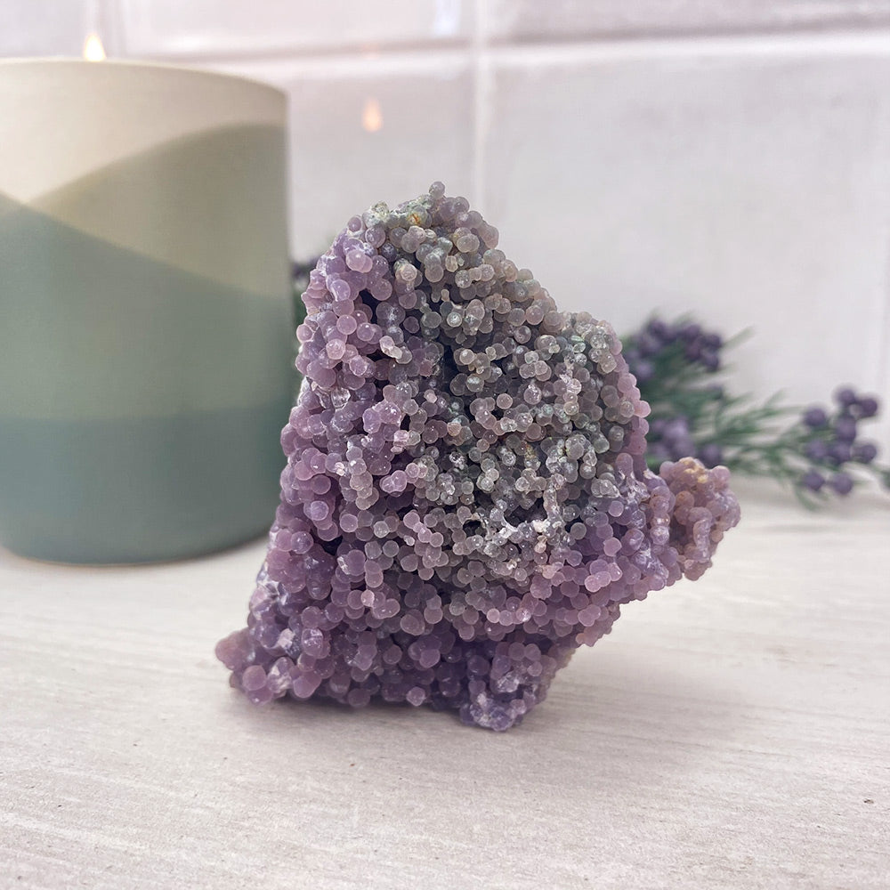 Natural Grape Agate Specimen
