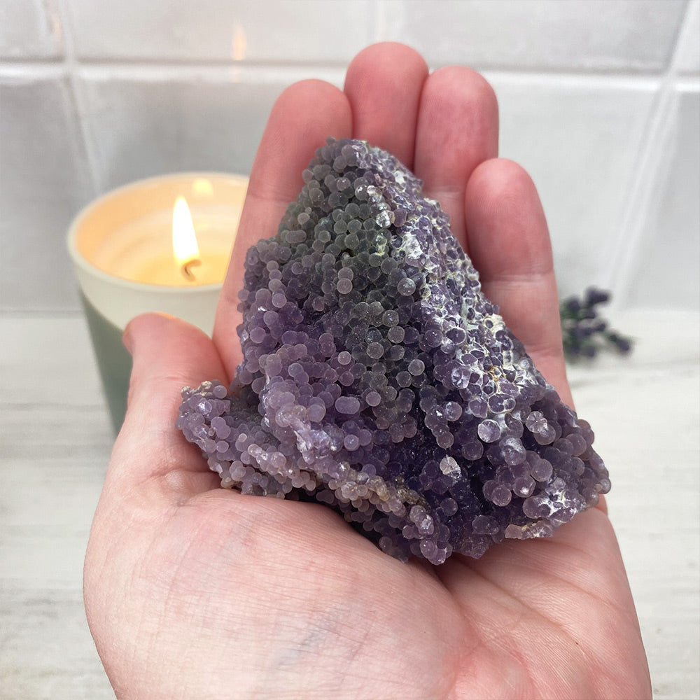 Natural Grape Agate Specimen
