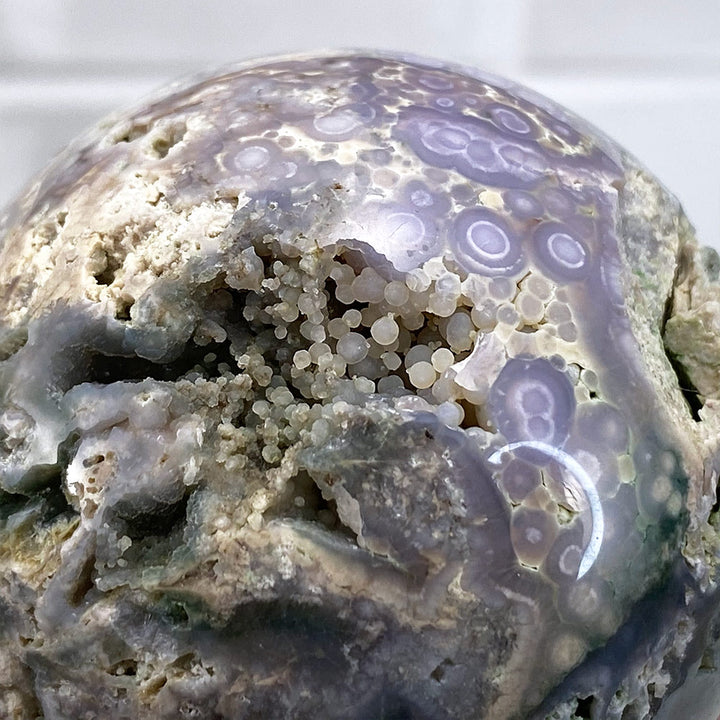 Polished Grape Agate Sphere