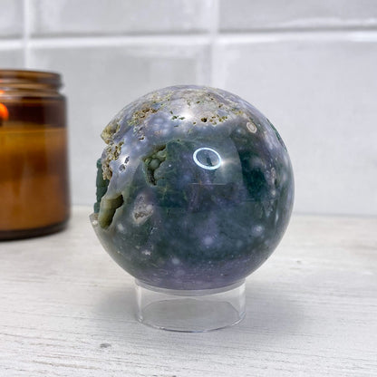 Polished Grape Agate Sphere