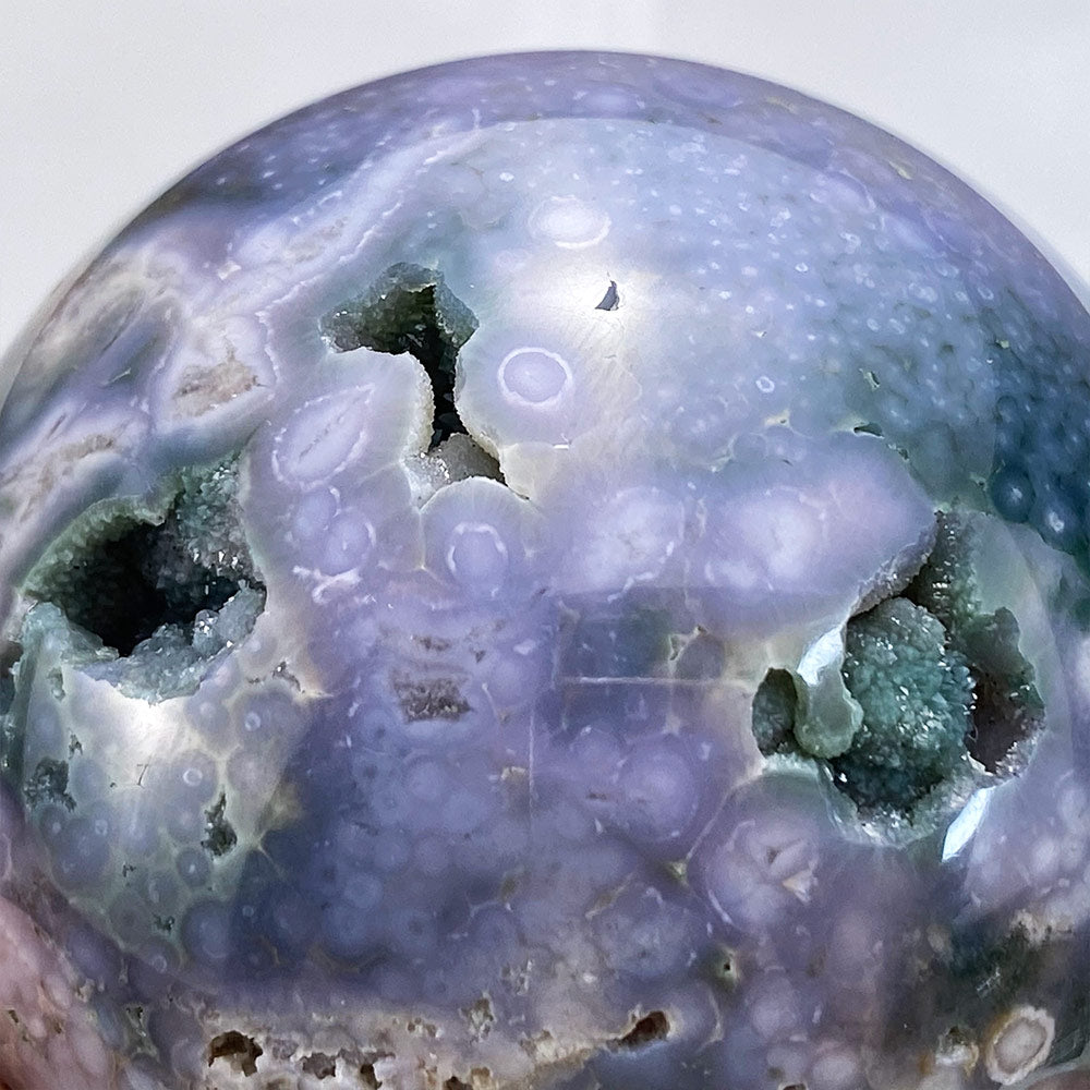 Polished Grape Agate Sphere