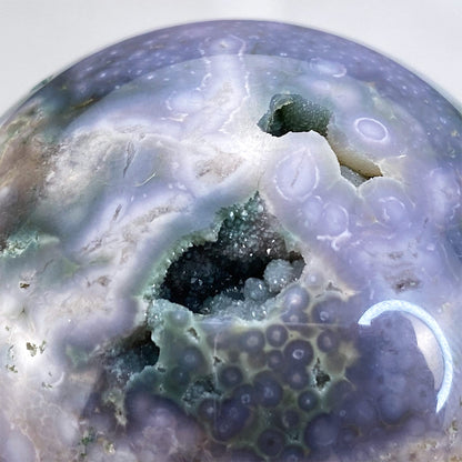 Polished Grape Agate Sphere