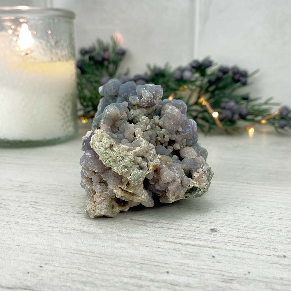 Natural Grape Agate Specimen