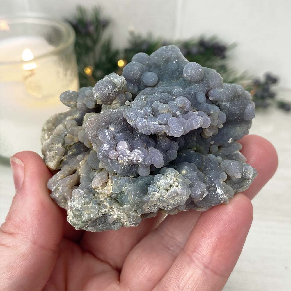 Natural Grape Agate Specimen
