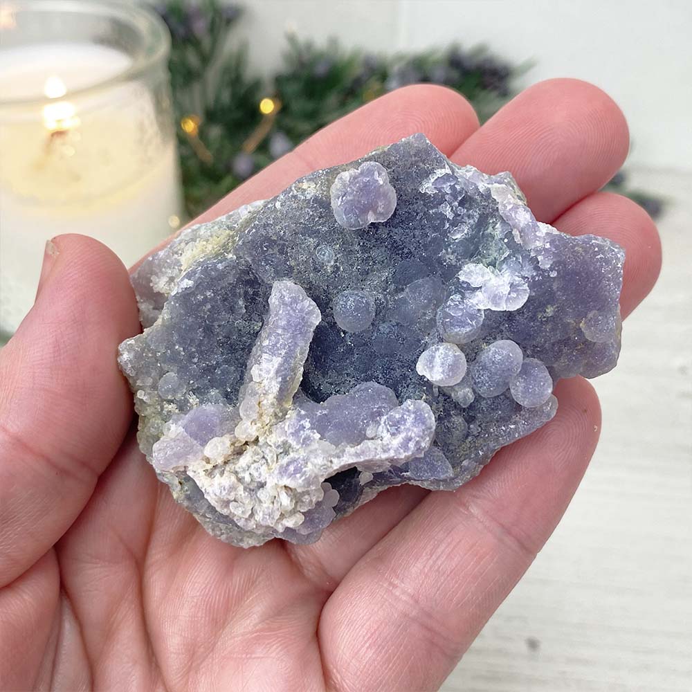 Natural Grape Agate Specimen