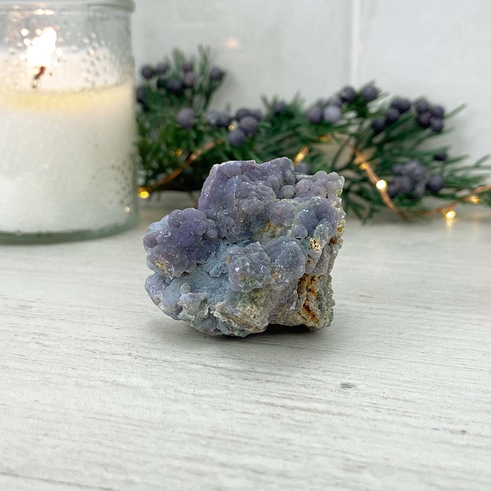 Natural Grape Agate Specimen
