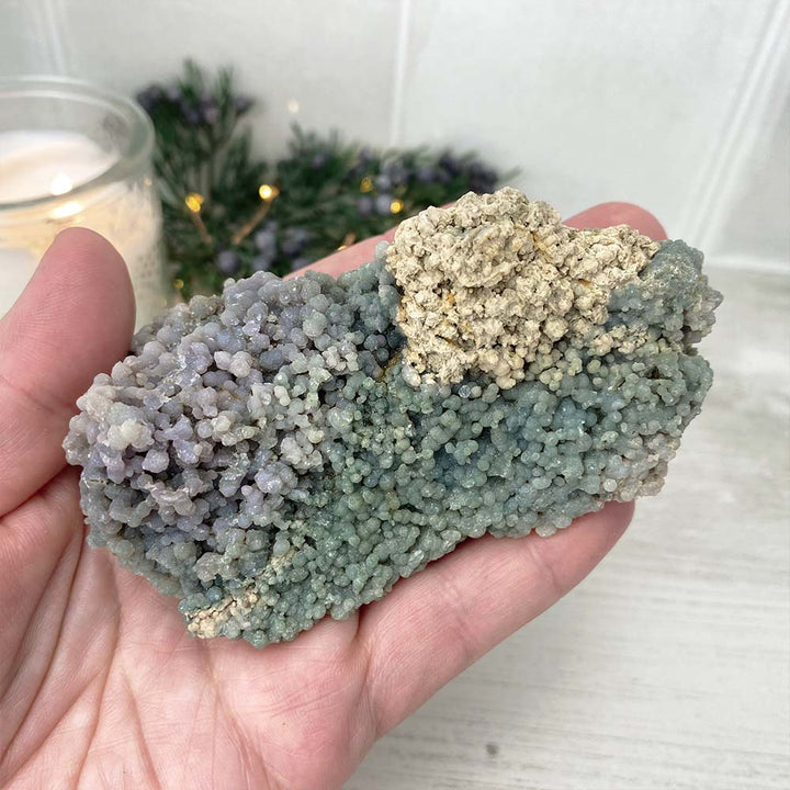 Natural Grape Agate Specimen