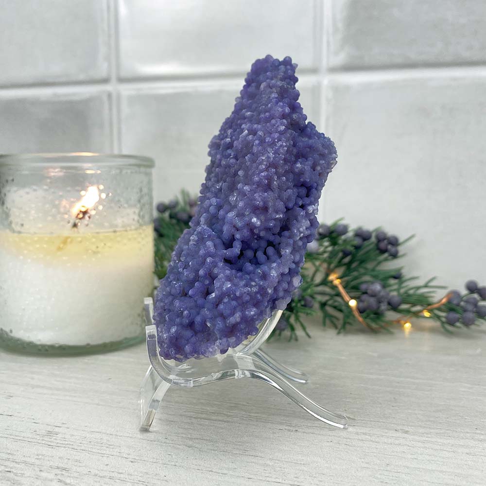Natural Grape Agate Specimen