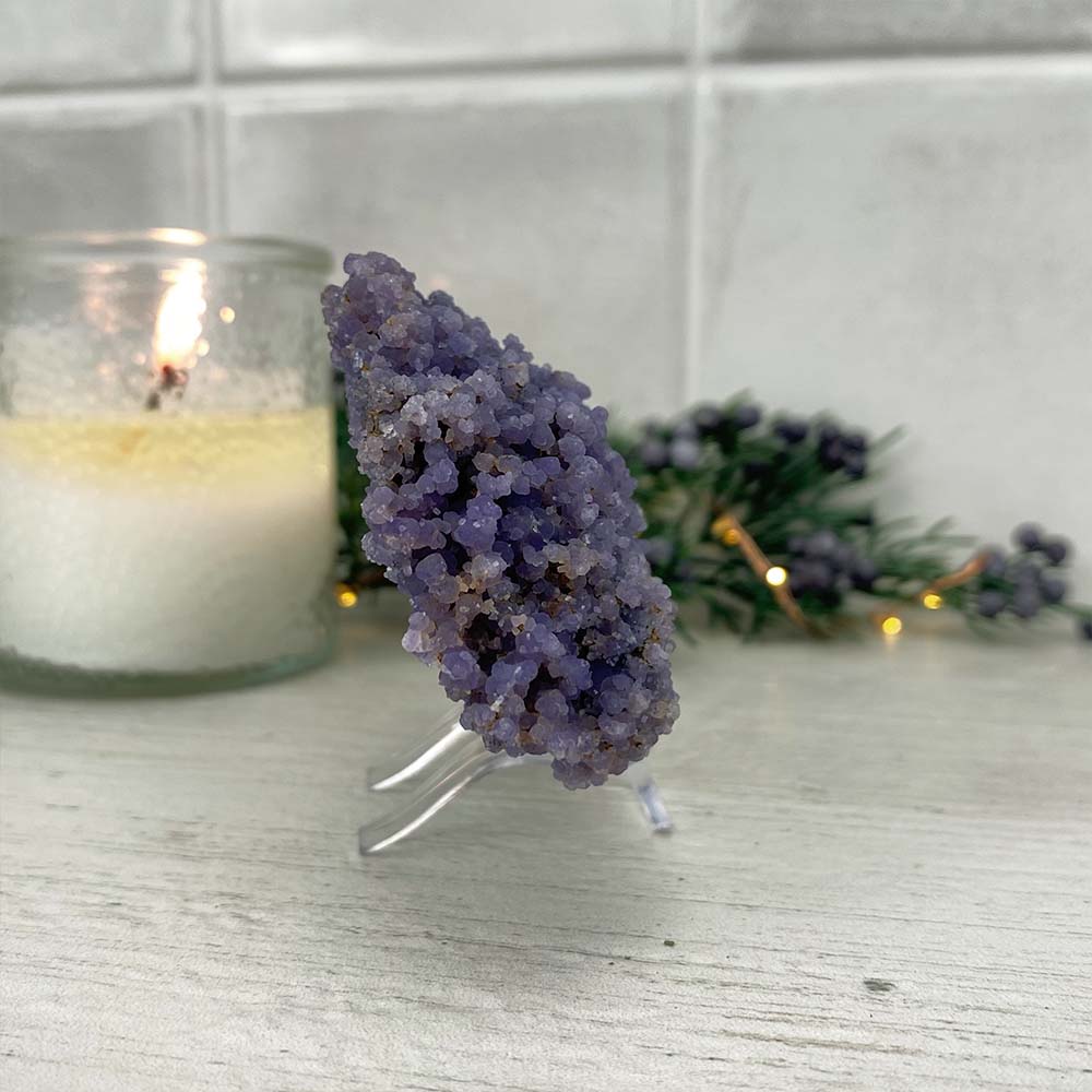 Natural Grape Agate Specimen