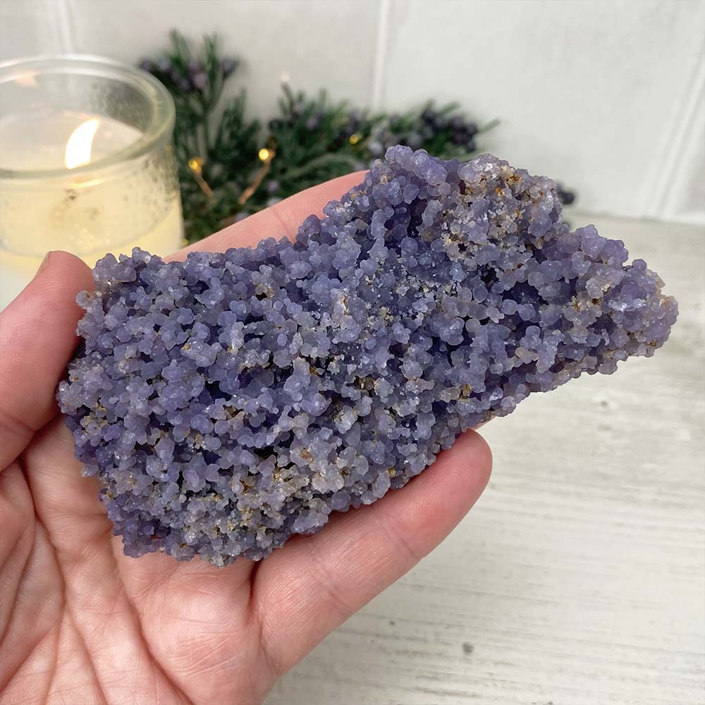 Natural Grape Agate Specimen