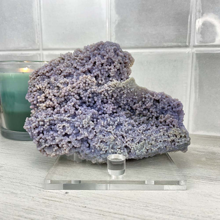 Natural Purple Grape Agate Specimen