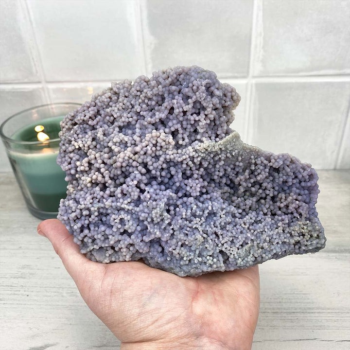 Natural Purple Grape Agate Specimen