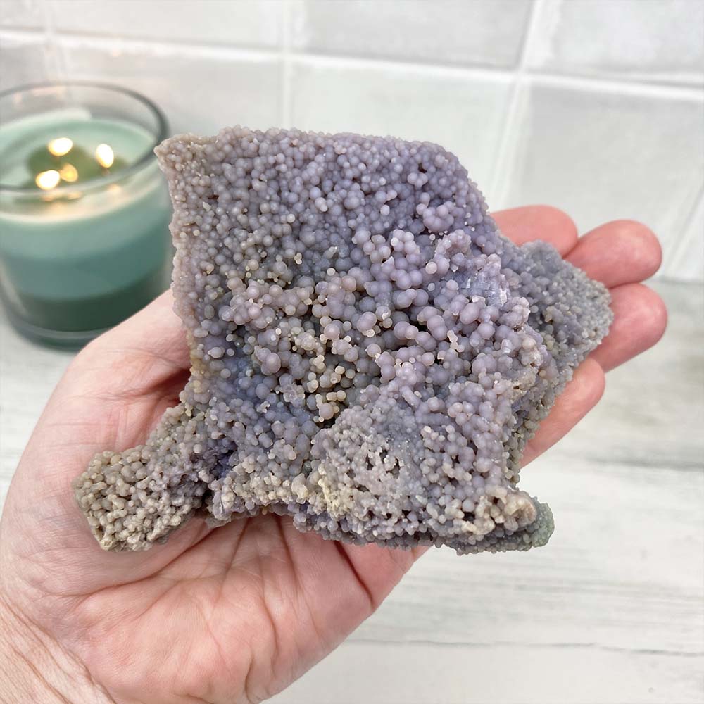 Natural Purple Grape Agate Specimen