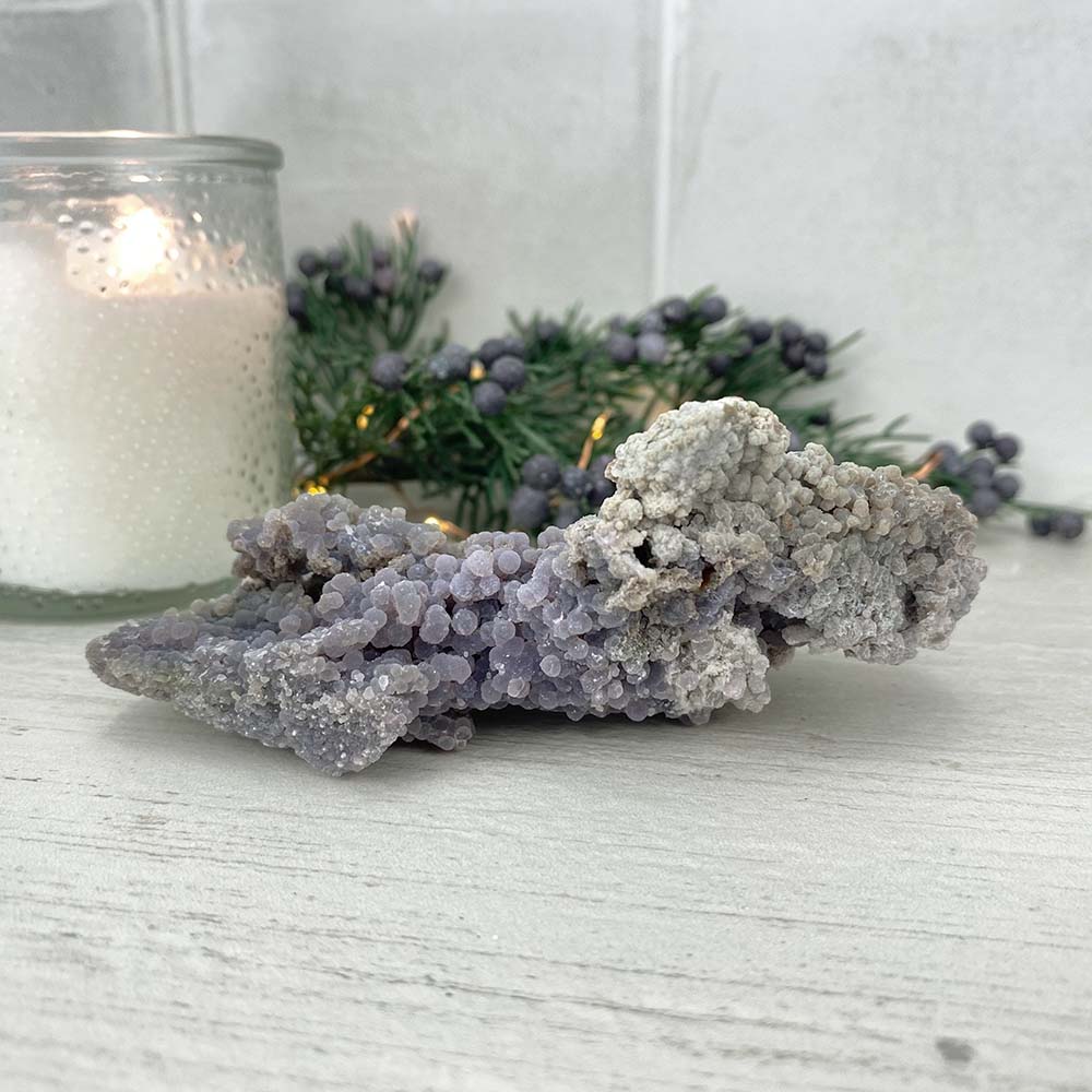 Natural Grape Agate Specimen