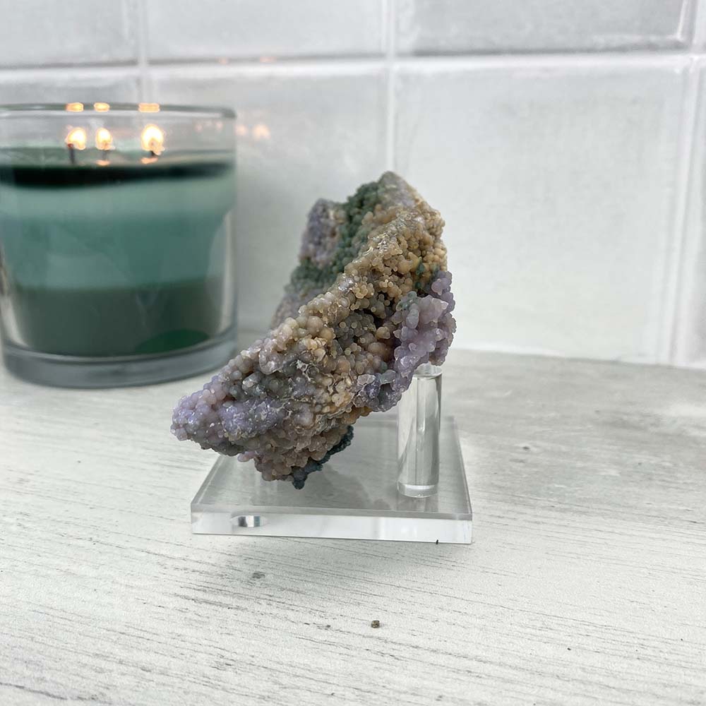 Natural Purple Grape Agate Specimen
