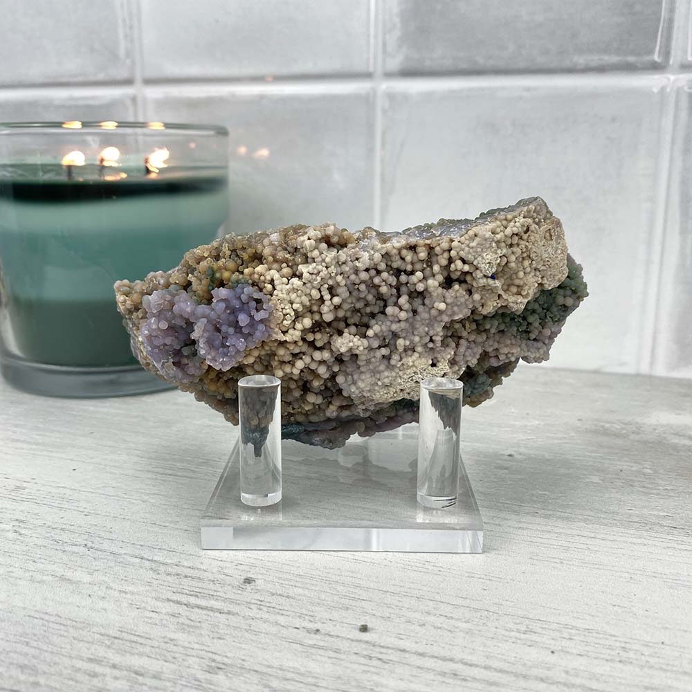 Natural Purple Grape Agate Specimen