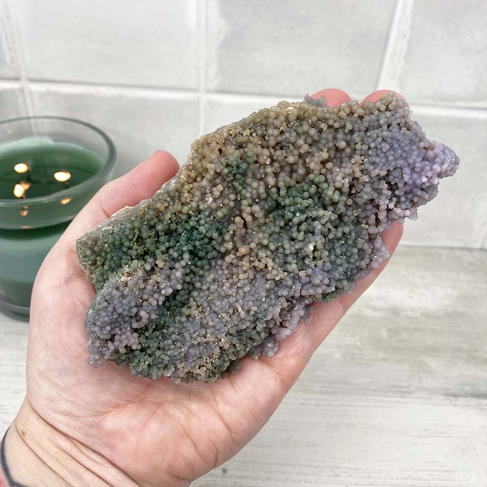 Natural Purple Grape Agate Specimen