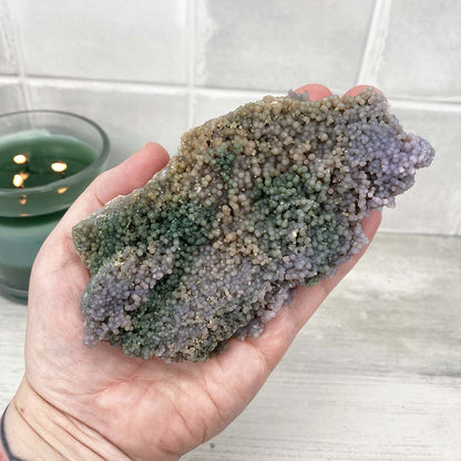 Natural Purple Grape Agate Specimen