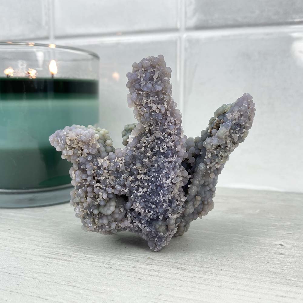 Natural Purple Grape Agate Specimen