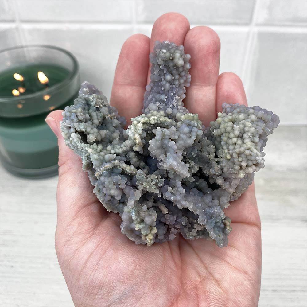 Natural Purple Grape Agate Specimen